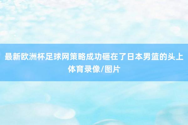 最新欧洲杯足球网策略成功砸在了日本男篮的头上体育录像/图片