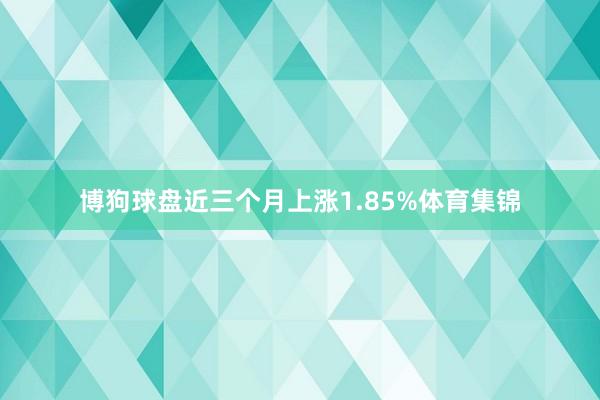 博狗球盘近三个月上涨1.85%体育集锦