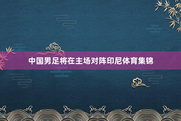 中国男足将在主场对阵印尼体育集锦