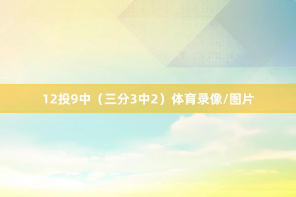 12投9中（三分3中2）体育录像/图片