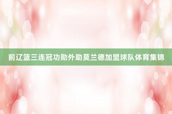 前辽篮三连冠功勋外助莫兰德加盟球队体育集锦